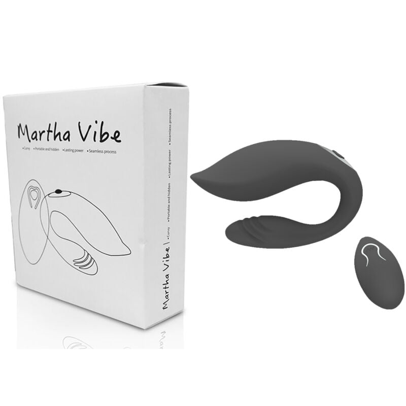 ARMONY - MARTHA VIBRATOR FOR COUPLES BLACK REMOTE CONTROL - Toys "n" Us