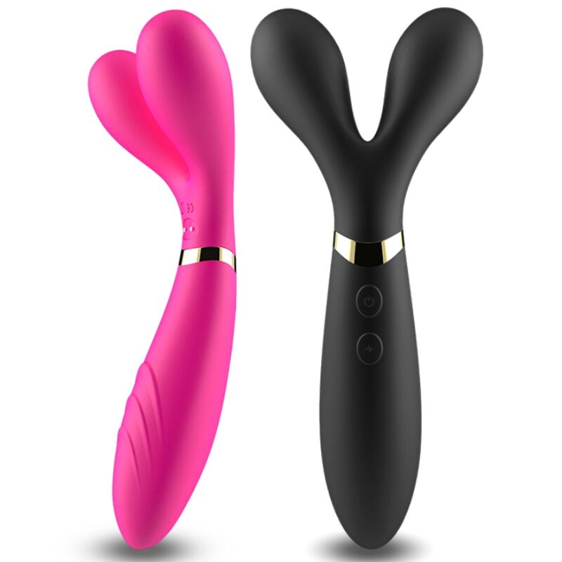 ARMONY - MASSAGER Y - WAND E VIBRADOR CABEÇA DUPLA FÚCSIA - Toys "n" Us