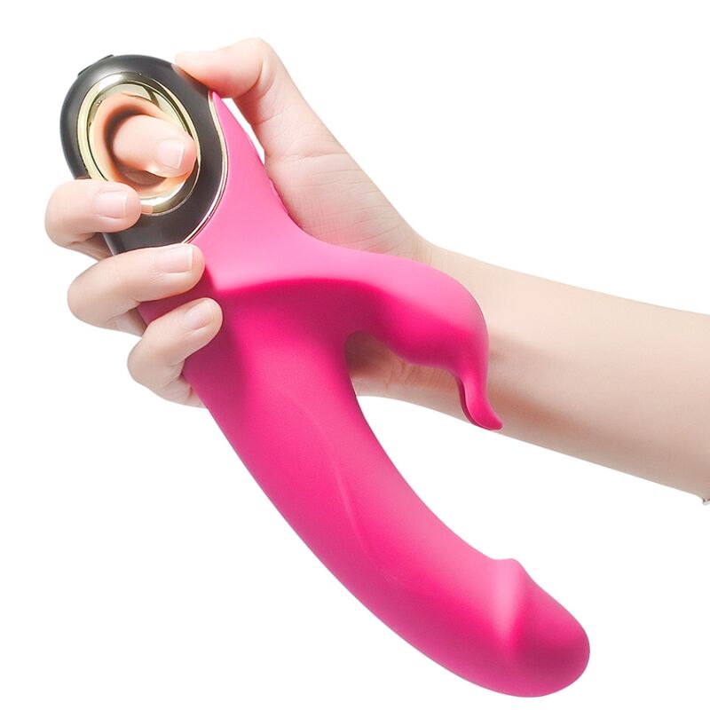 ARMONY - METEROR DILDO VIBRADOR COELHO ROTATOR FÚCSIA - Toys "n" Us