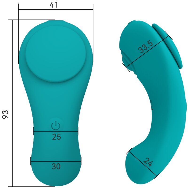 ARMONY - PLEASURE PANTY VIBRATOR REMOTE CONTROL 3 SPEEDS GREEN - Toys "n" Us