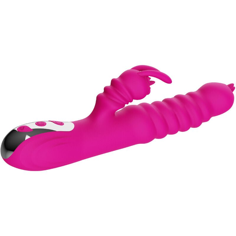 ARMONY - RABBIT DOUBLE TONGUE MULTIFUNCTION VIBRATOR FUCHSIA HEAT EFFECT - Toys "n" Us