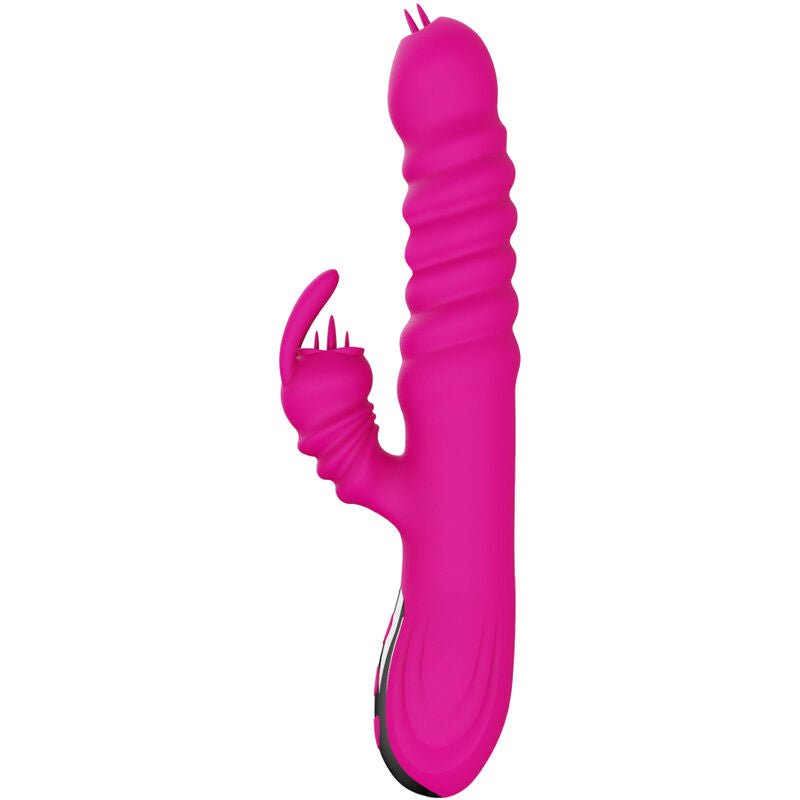 ARMONY - RABBIT DOUBLE TONGUE MULTIFUNCTION VIBRATOR FUCHSIA HEAT EFFECT - Toys "n" Us