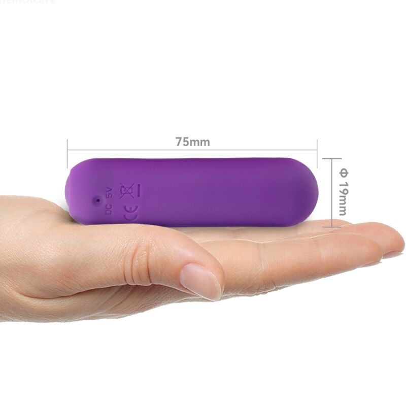 ARMONY - SPLASH HAHA VIBRATOR BULLET SILICONE 10 VIBRATIONS 75 X 19 CM PURPLE - Toys "n" Us