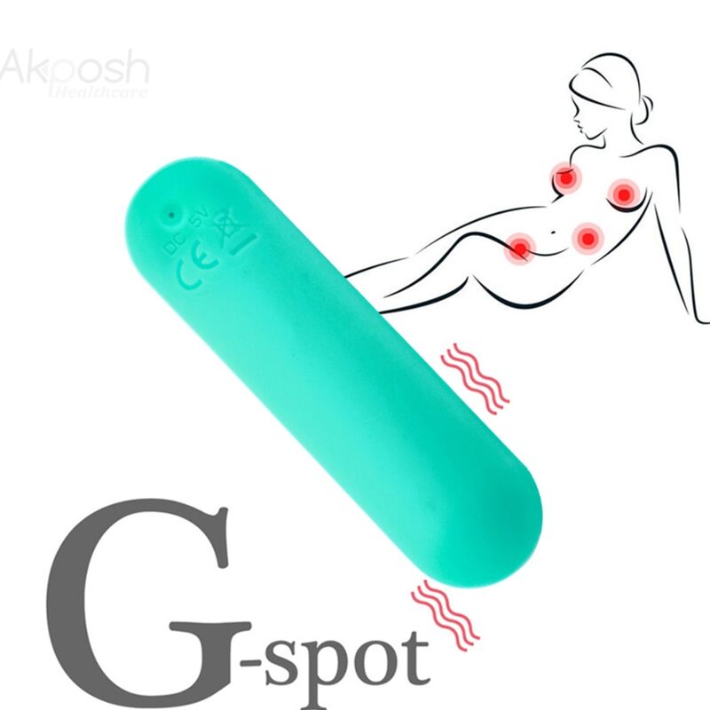 ARMONY - SPLASH JOIE VIBRATOR BULLET SILICONE REMOTE CONTROL 10 VIBRATIONS 75 X 19 CM GREEN - Toys "n" Us