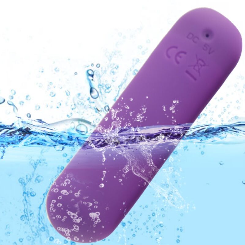 ARMONY - SPLASH JOIE VIBRATOR BULLET SILICONE REMOTE CONTROL 10 VIBRATIONS 75 X 19 CM PURPLE - Toys "n" Us