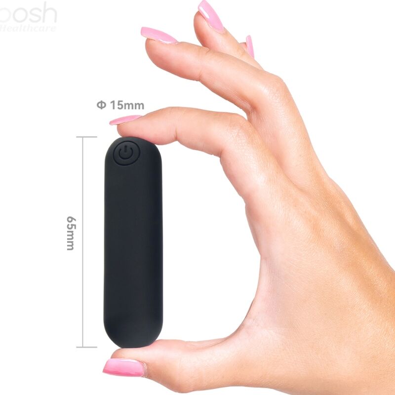 ARMONY - SPLASH JOLINE VIBRATOR BULLET SILICONE REMOTE CONTROL 10 VIBRATIONS 65 X 15 CM BLACK - Toys "n" Us