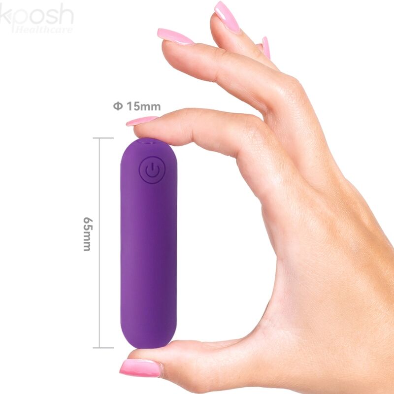 ARMONY - SPLASH JOLINE VIBRATOR BULLET SILICONE REMOTE CONTROL 10 VIBRATIONS 6.5 X 1.5 CM PURPLE - Toys "n" Us
