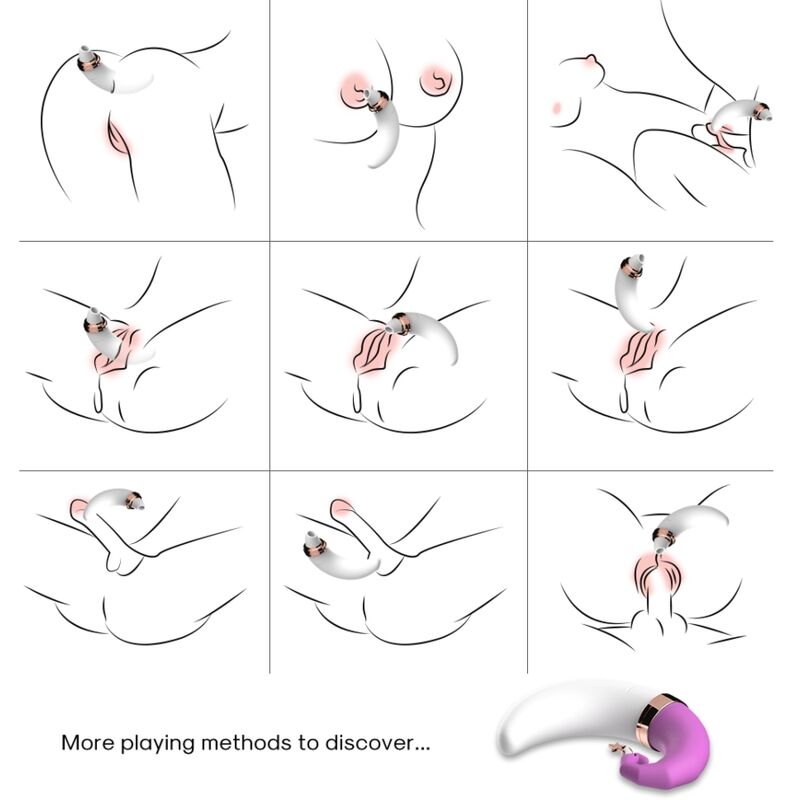 ARMONY - SWEETMOON LAMBEDO CLITÓRIS VIBRANTE E G - SPOT ROSA - Toys "n" Us
