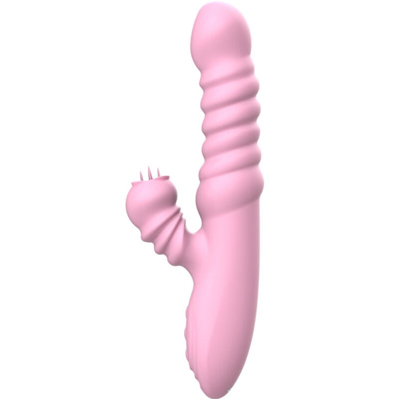 ARMONY - VIBRATOR MULTIFUNCTION WITH STIMULATING TONGUE HEAT EFFECT PINK - Toys "n" Us