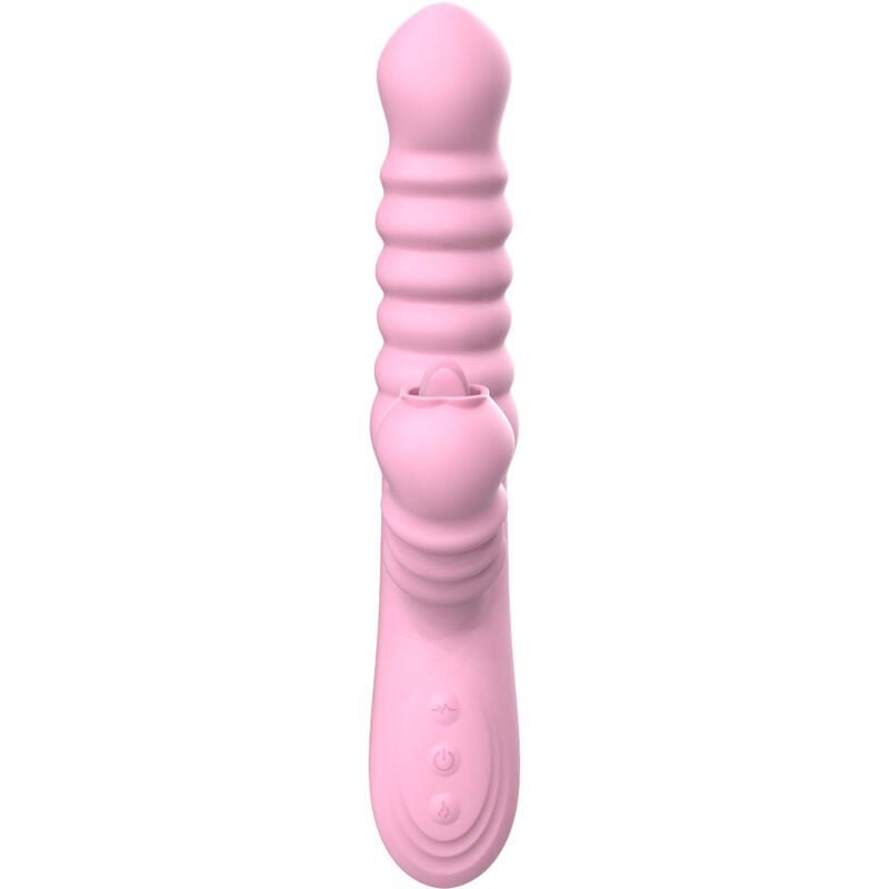 ARMONY - VIBRATOR MULTIFUNCTION WITH STIMULATING TONGUE HEAT EFFECT PINK - Toys "n" Us