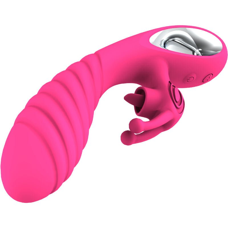 ARMONY - VICKY RABBIT VIBRATOR WITH FUCHSIA PULL RING TONGUE - Toys "n" Us
