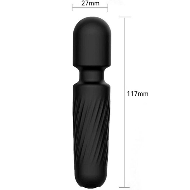 ARMONY - YOUR MAGIC MASSAGER & VIBRATOR RECHARGEABLE 10 VIBRATIONS BLACK - Toys "n" Us