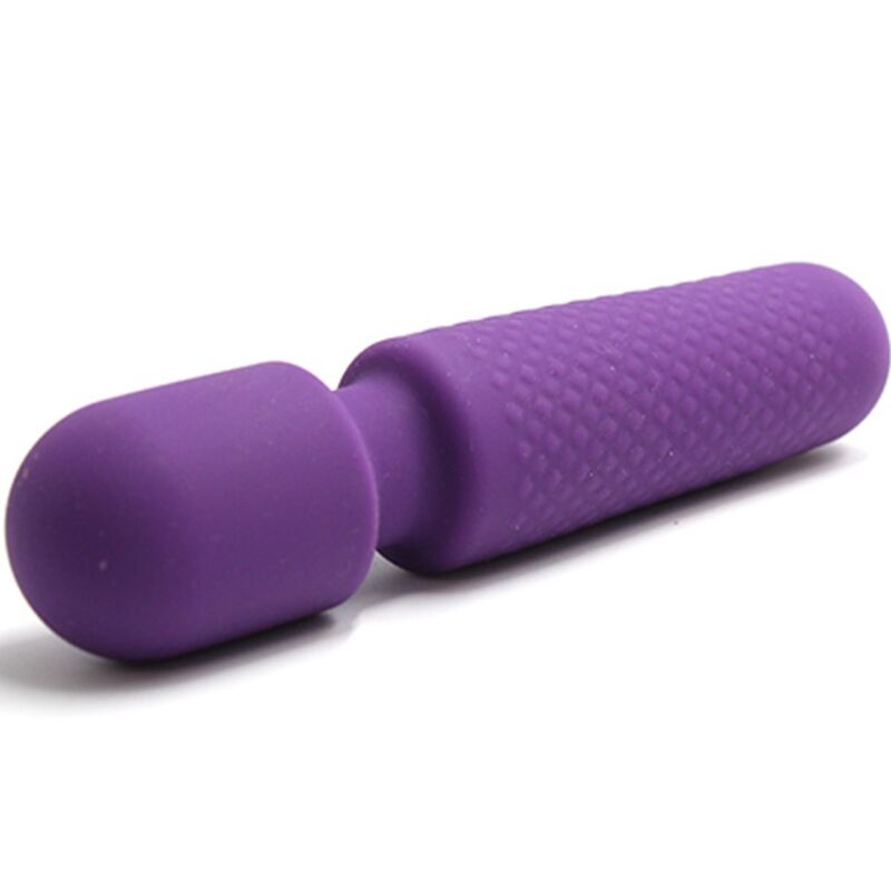 ARMONY - YOUR MAGIC MASSAGER & VIBRATOR RECHARGEABLE 10 VIBRATIONS WAND DOTS PURPLE - Toys "n" Us