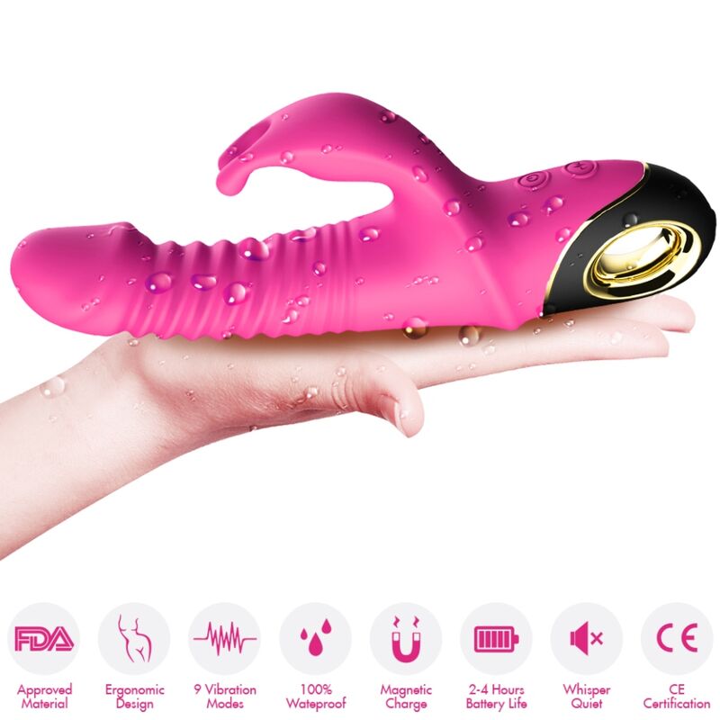 ARMONY - ZING DILDO VIBRADOR COELHO FÚCSIA - Toys "n" Us