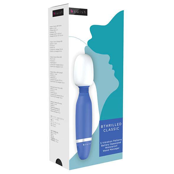 B SWISH - BTHRILLED CLASSIC WAND VIBRADOR DENIM - Toys "n" Us