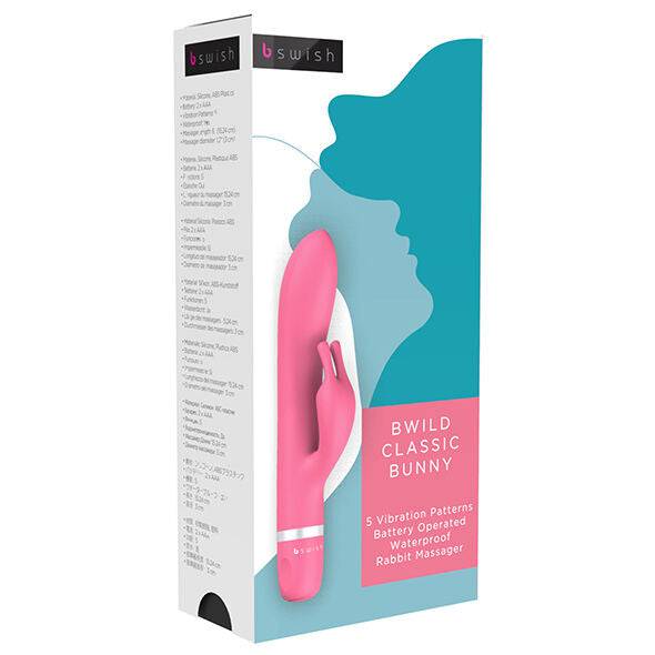 B SWISH - BWILD MASSAGER CLSSICO COM COELHO - MAGENTA - Toys "n" Us
