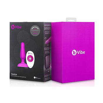 B - VIBE - NOVICE CONTROLE REMOTO PLUG ANAL FÚCSIA - Toys "n" Us