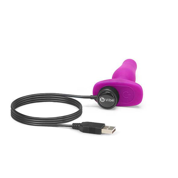 B - VIBE - NOVICE CONTROLE REMOTO PLUG ANAL FÚCSIA - Toys "n" Us