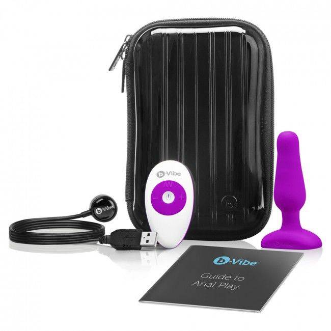B - VIBE - NOVICE CONTROLE REMOTO PLUG ANAL FÚCSIA - Toys "n" Us