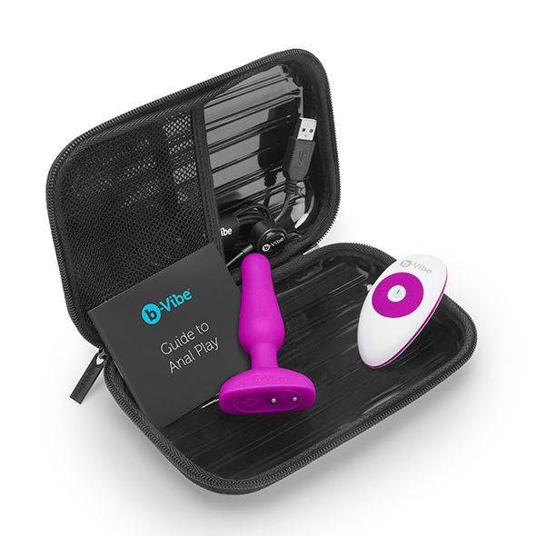 B - VIBE - NOVICE CONTROLE REMOTO PLUG ANAL FÚCSIA - Toys "n" Us