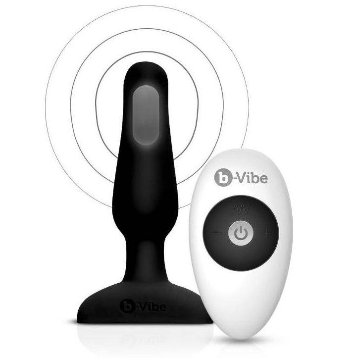 B - VIBE - PLUG ANAL DE CONTROLE REMOTO NOVICE PRETO - Toys "n" Us