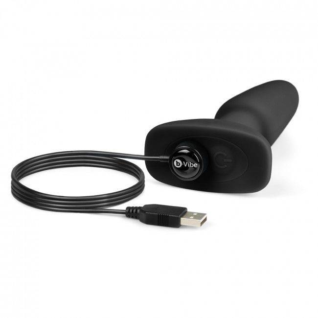 B - VIBE - PLUG ANAL DE CONTROLE REMOTO RIMMING 2 PRETO - Toys "n" Us