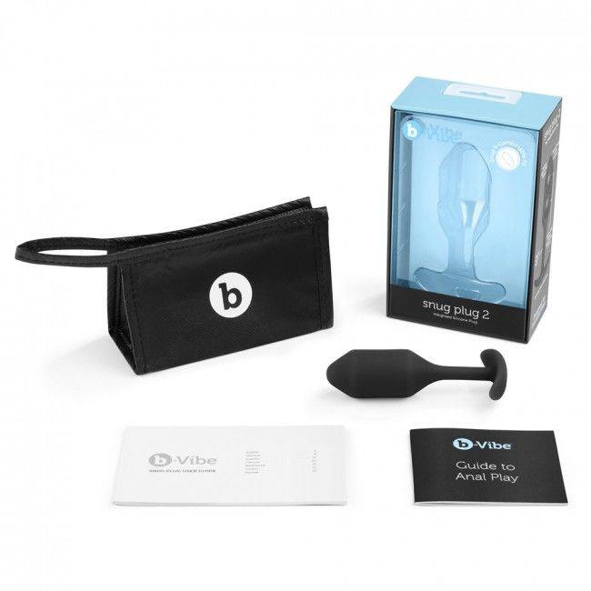 B - VIBE - PLUG ANAL SNUG 2 PRETO - Toys "n" Us
