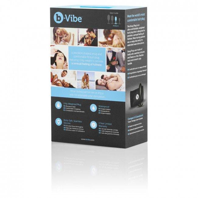 B - VIBE - PLUG ANAL SNUG 2 PRETO - Toys "n" Us