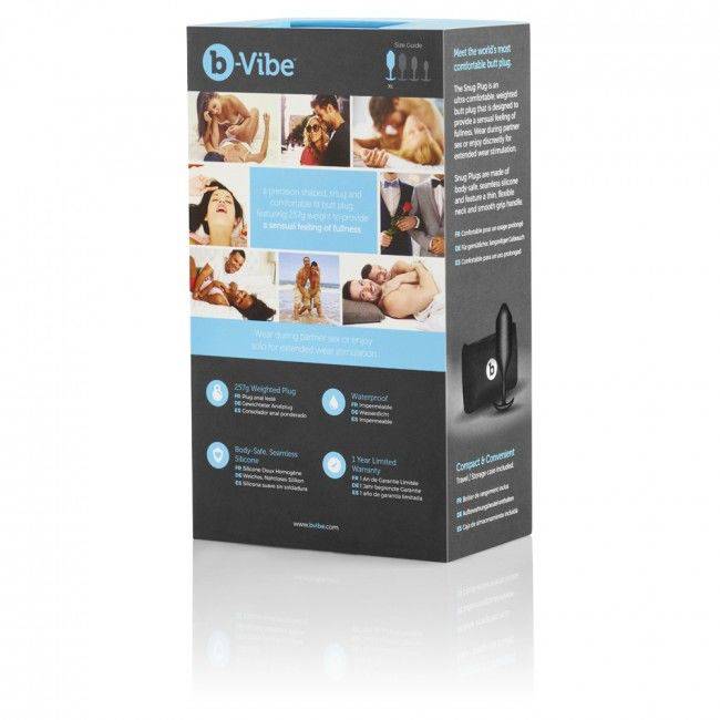 B - VIBE - PLUG ANAL SNUG 4 PRETO - Toys "n" Us