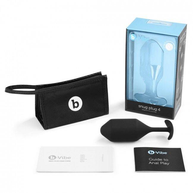 B - VIBE - PLUG ANAL SNUG 4 PRETO - Toys "n" Us