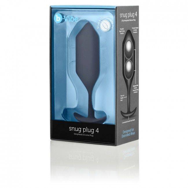 B - VIBE - PLUG ANAL SNUG 4 PRETO - Toys "n" Us