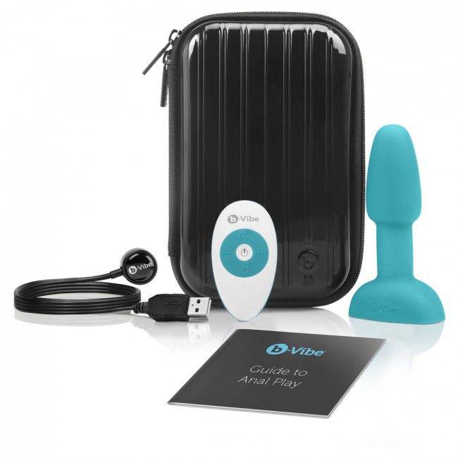 B - VIBE - RIMMING CONTROLE REMOTO PLUG ANAL PETITE TEAL - Toys "n" Us