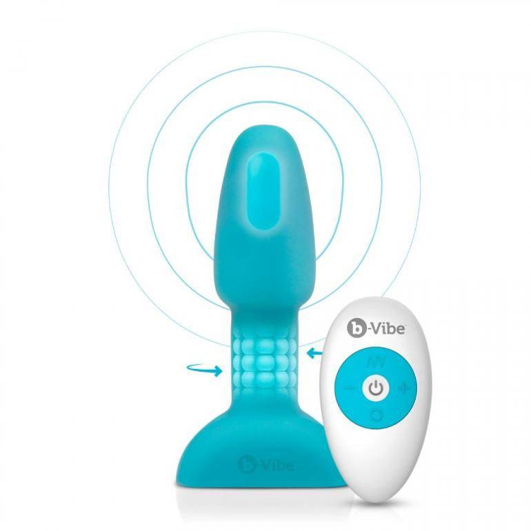 B - VIBE - RIMMING CONTROLE REMOTO PLUG ANAL PETITE TEAL - Toys "n" Us