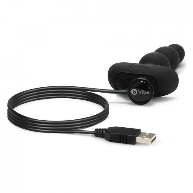 B - VIBE - TRIPLET ANAL CONTAS DE CONTROLE REMOTO PRETAS - Toys "n" Us