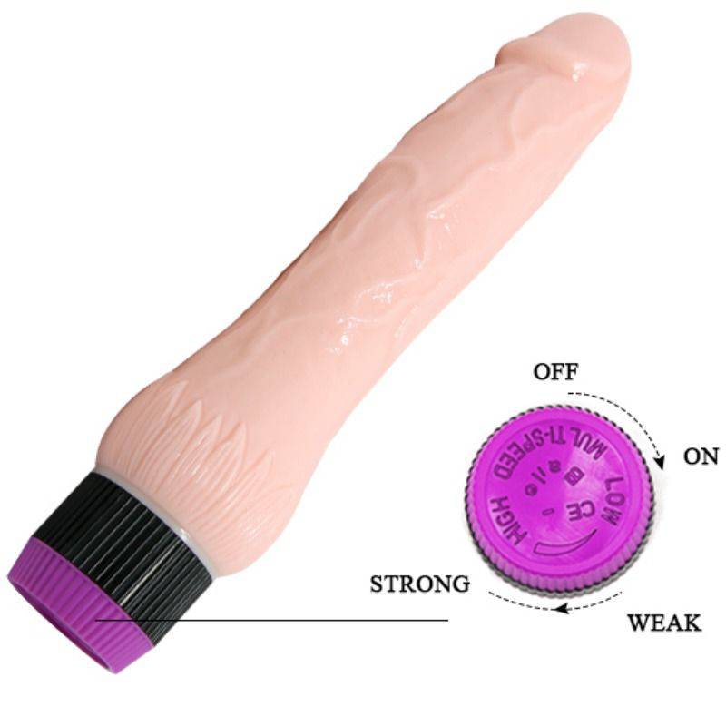 BAILE - ADOUR CLUB VIBRADOR REALÍSTICO BASE LARGA 22 CM - Toys "n" Us