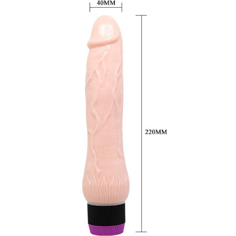 BAILE - ADOUR CLUB VIBRADOR REALÍSTICO BASE LARGA 22 CM - Toys "n" Us
