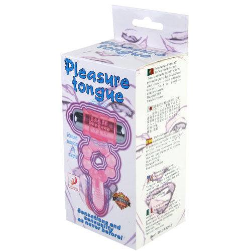 BAILE - ANEL DE SILICONE 10 RITMOS DE LÍNGUA COM VIBRAO ROSA - Toys "n" Us