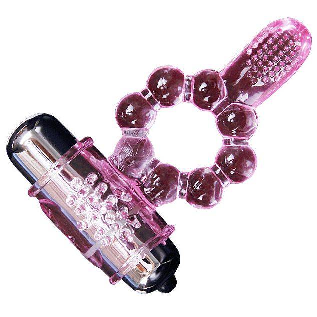 BAILE - ANEL DE SILICONE 10 RITMOS DE LÍNGUA COM VIBRAO ROSA - Toys "n" Us