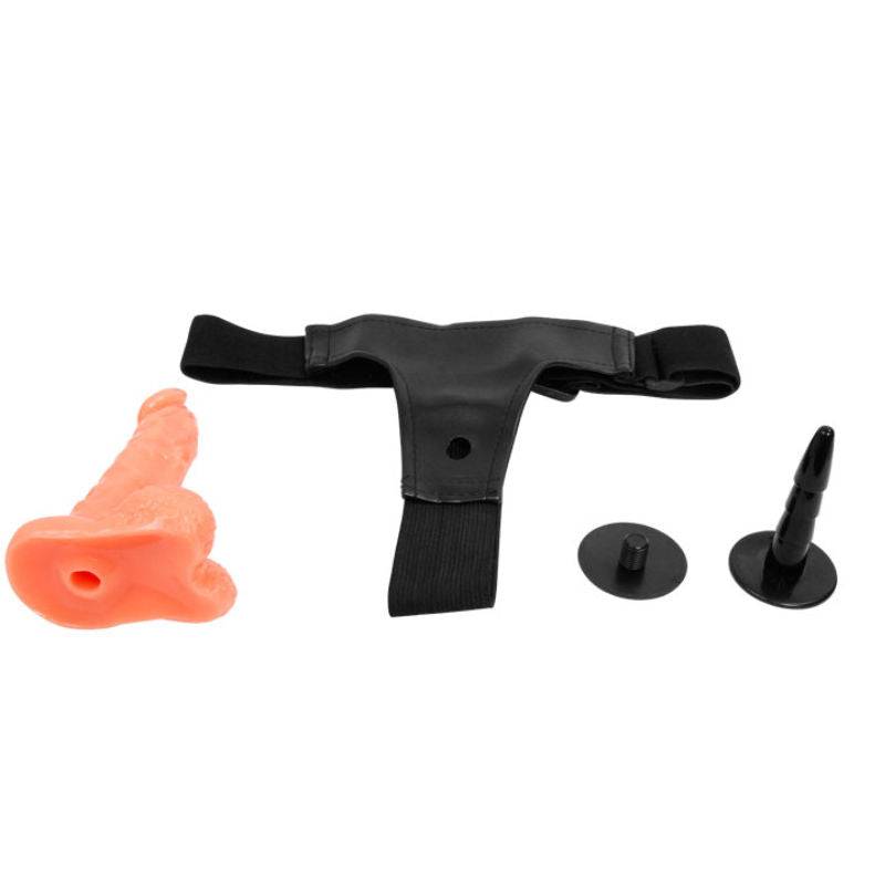 BAILE - ARNÊS COM PÊNIS REALISTA E CALA AJUSTVEL ULTRA APAIXONADA 15.5 CM - Toys "n" Us