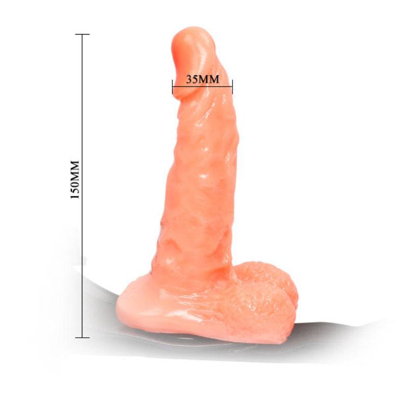 BAILE - ARNÊS COM PÊNIS REALISTA E CALA AJUSTVEL ULTRA APAIXONADA 15.5 CM - Toys "n" Us
