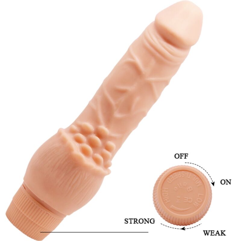 BAILE - BARBARA REALISTIC VIBRATOR 19.5 CM FLESH - Toys "n" Us