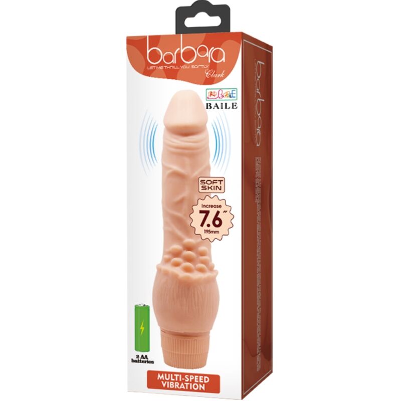BAILE - BARBARA REALISTIC VIBRATOR 19.5 CM FLESH - Toys "n" Us