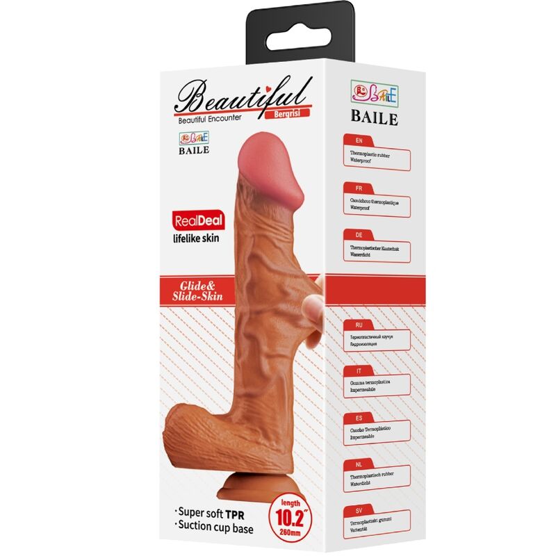 BAILE - BERGRISI REALISTIC DILDO 26 CM FLESH - Toys "n" Us