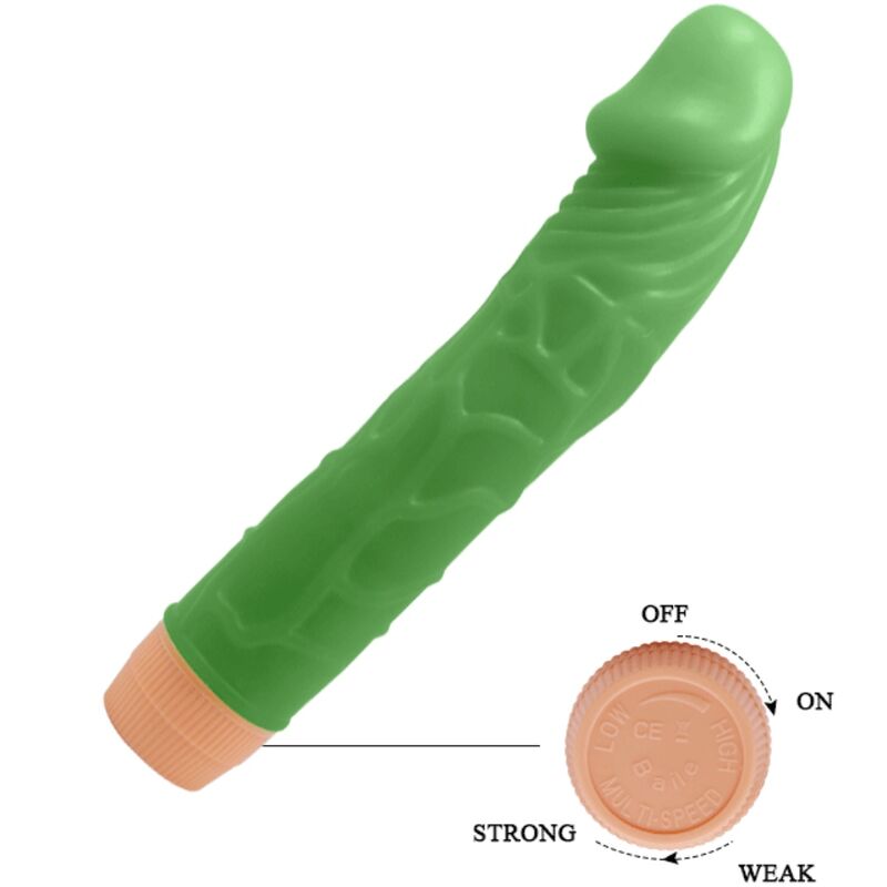 BAILE - BILL REALISTIC VIBRATOR 22.5 CM GREEN - Toys "n" Us
