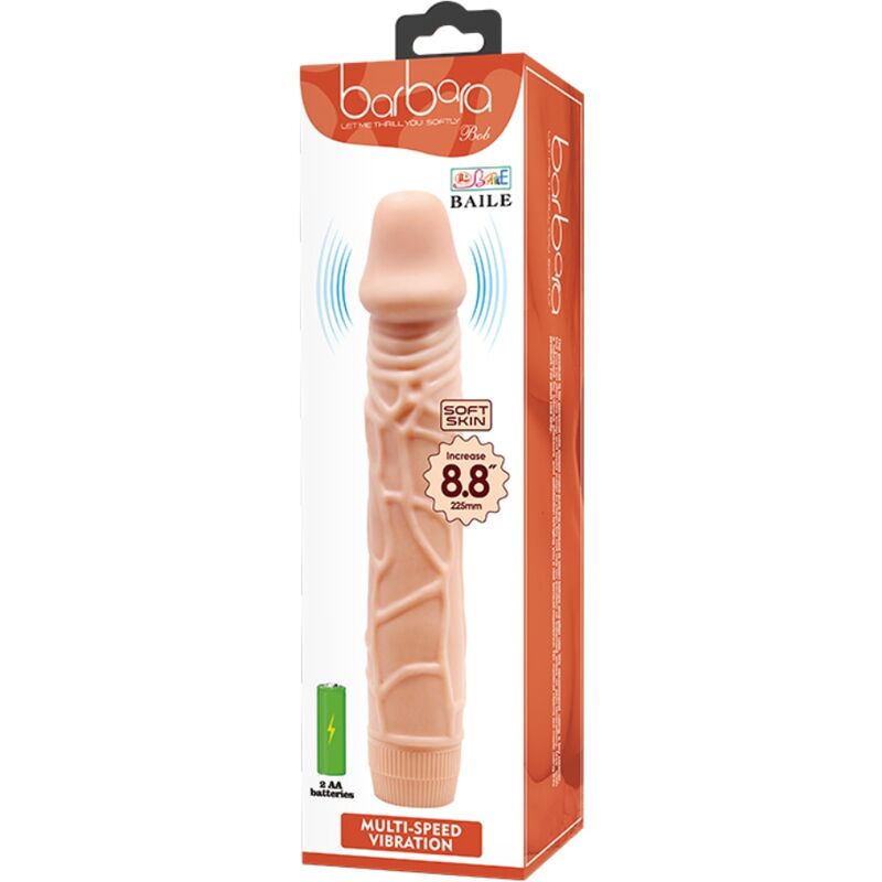 BAILE - BOB REALISTIC VIBRATOR 22.5 CM FLESH - Toys "n" Us