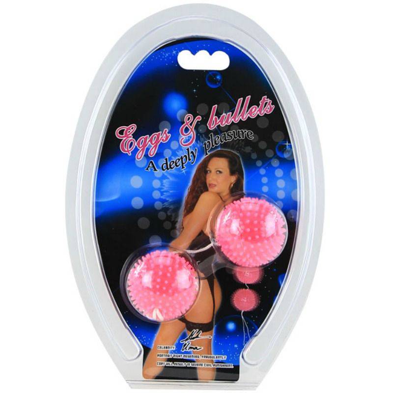 BAILE - BOLAS TEXTURADAS A PROFUNDAMENTE PRAZER ROSA 3.6 CM - Toys "n" Us