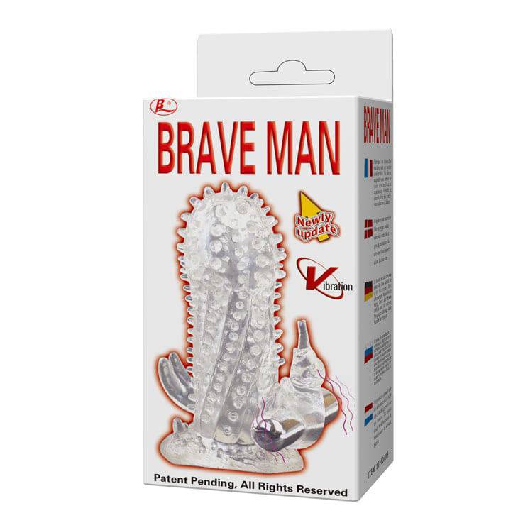 BAILE - BRAVE MAN COELHO VIBRADOR EXTENSO DE PÉNIS - Toys "n" Us
