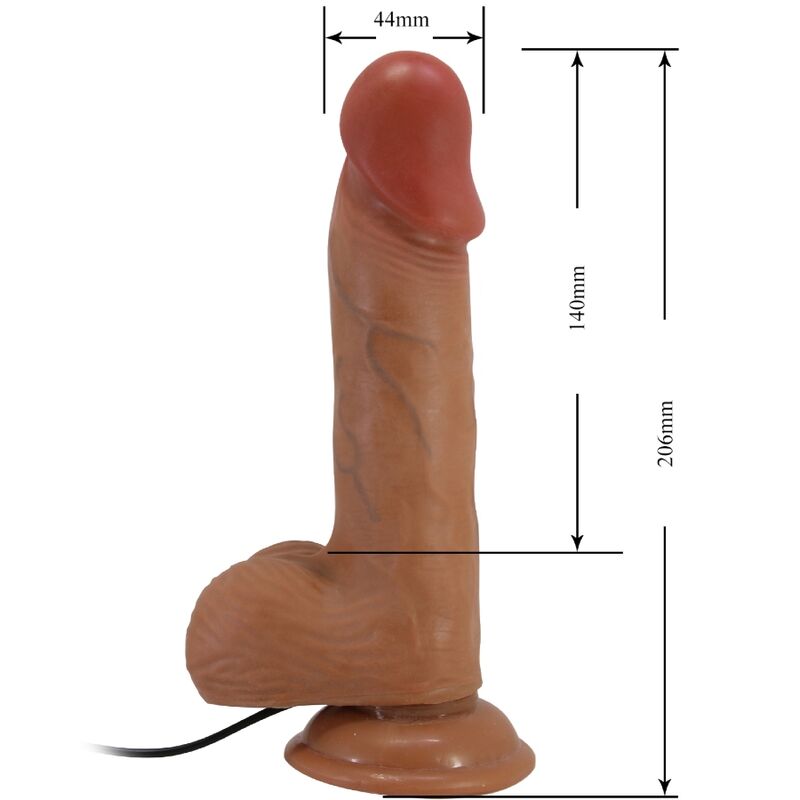 BAILE - CATOBLEPAS REALISTIC VIBRATOR 20.6 CM FLESH REMOTE CONTROL - Toys "n" Us