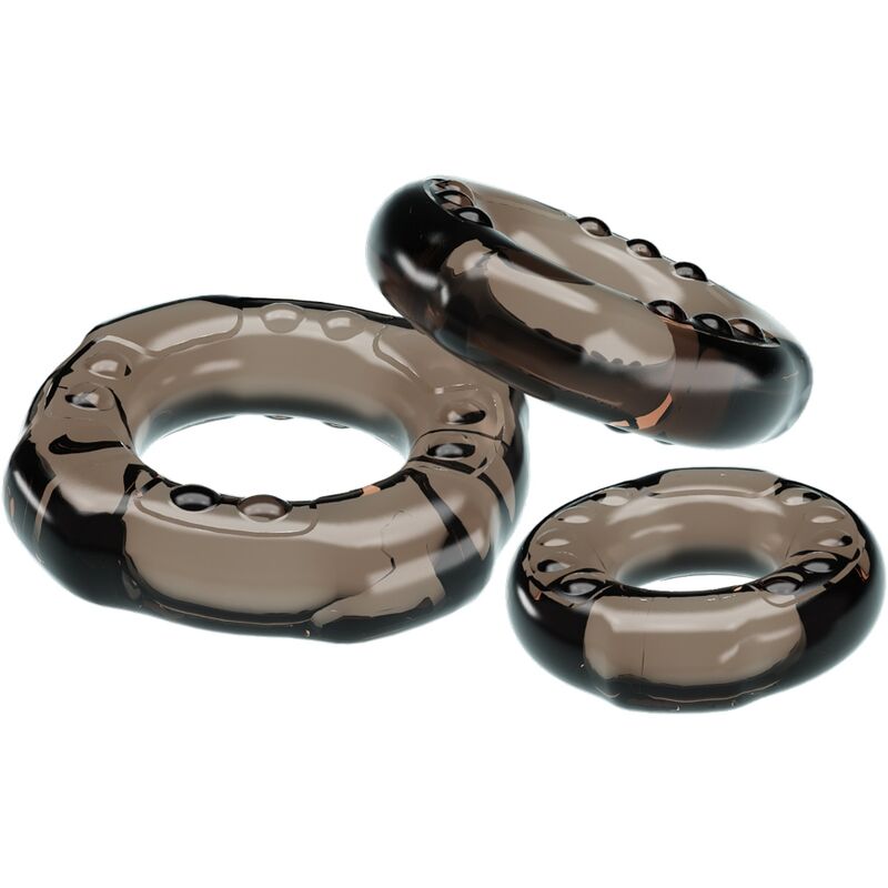 BAILE - COCK RINGS YVONNE CONJUNTO 3 ANÉIS PARA PÉNIS - Toys "n" Us