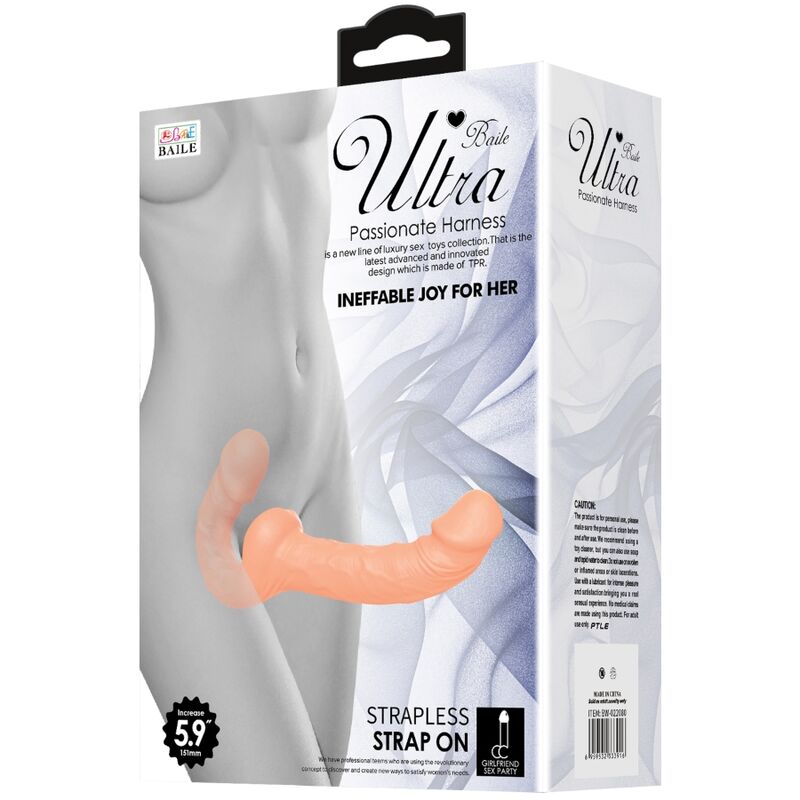 BAILE - DILDO DE ARNÊS DE ULTRA APAIXONADO COM ARNÊS SEM APOIO - Toys "n" Us